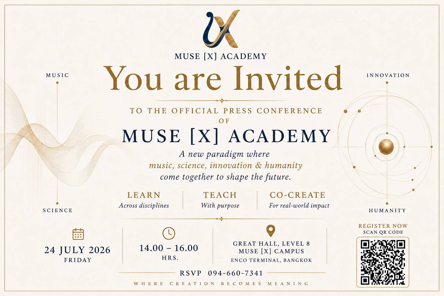 MUSE [X] Academy Official Press Conference
