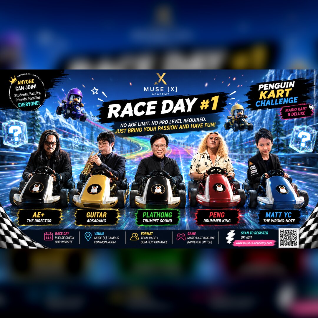 MUSE [X] Academy Presents: 2026-27 Penguin Kart Challenge - Race Day #1